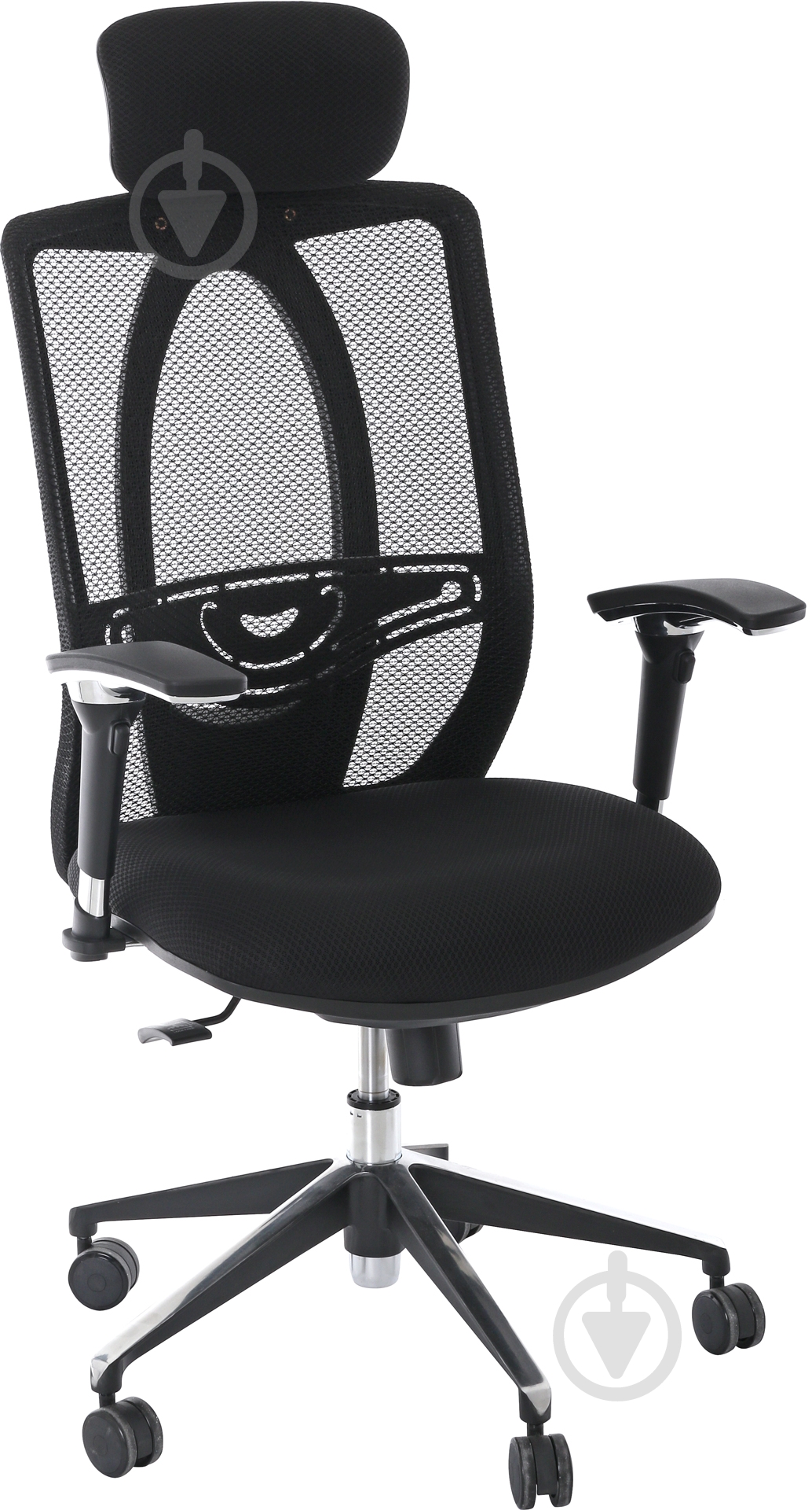 Кресло Barsky Black Chrom BB-01 черный - фото 1