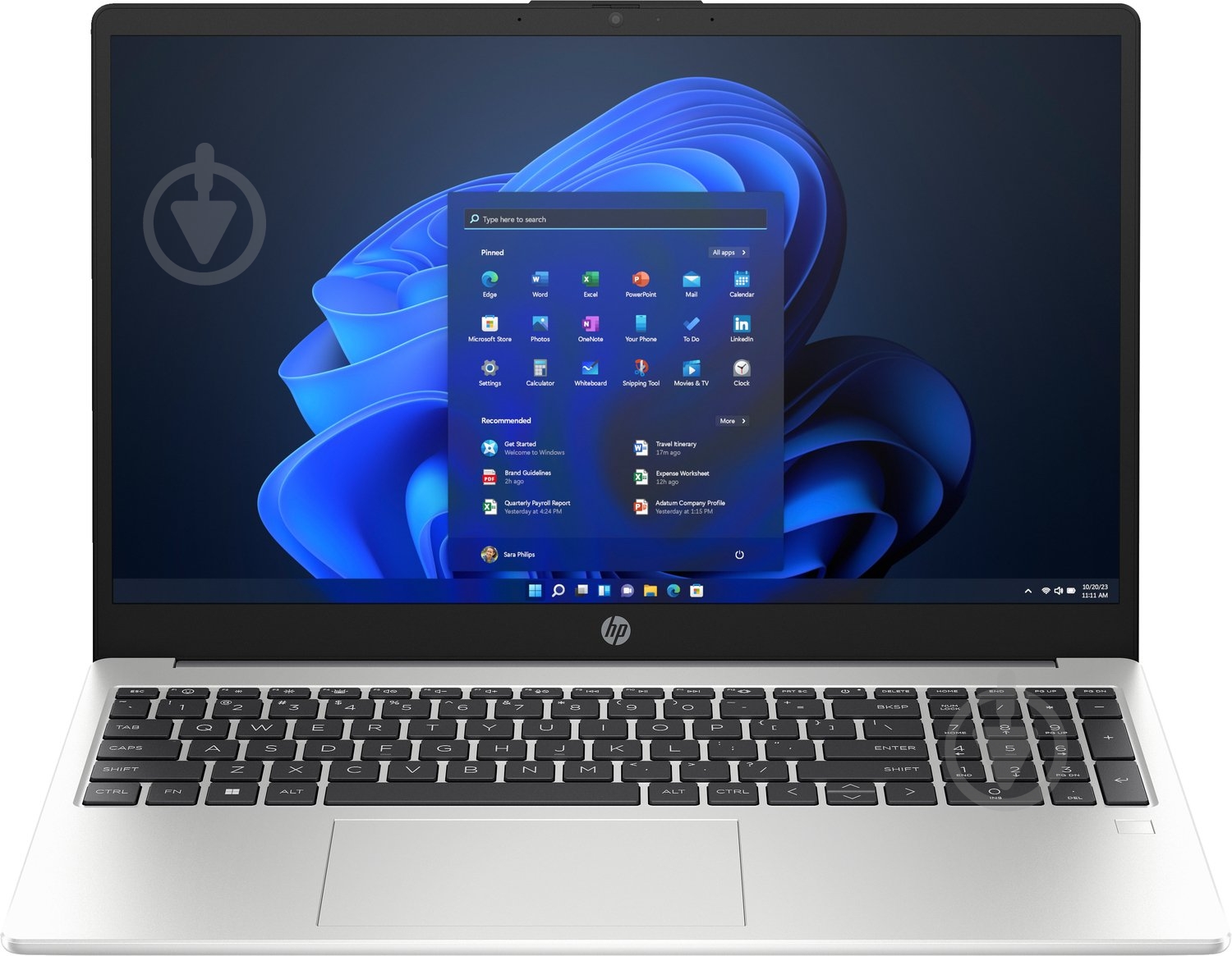 Ноутбук HP 250 G10 15,6" (725G7EA) silver - фото 1 Ноутбук HP 250 G10 15,6" (725G7EA) silver - фото 1