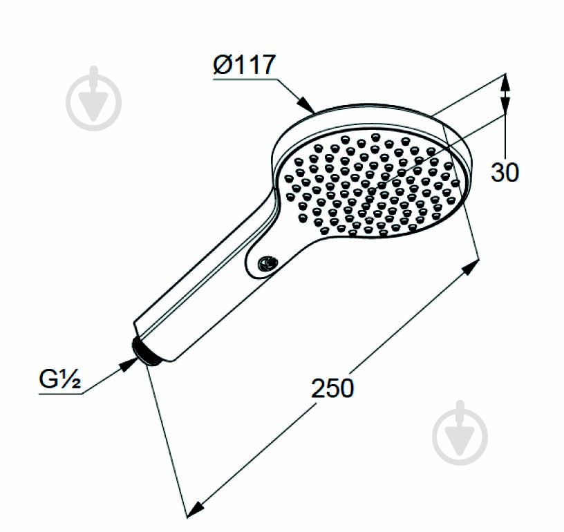 Ручной душ Kludi DIVE xDIVE 1S - фото 2 Ручной душ Kludi DIVE xDIVE 1S - фото 2