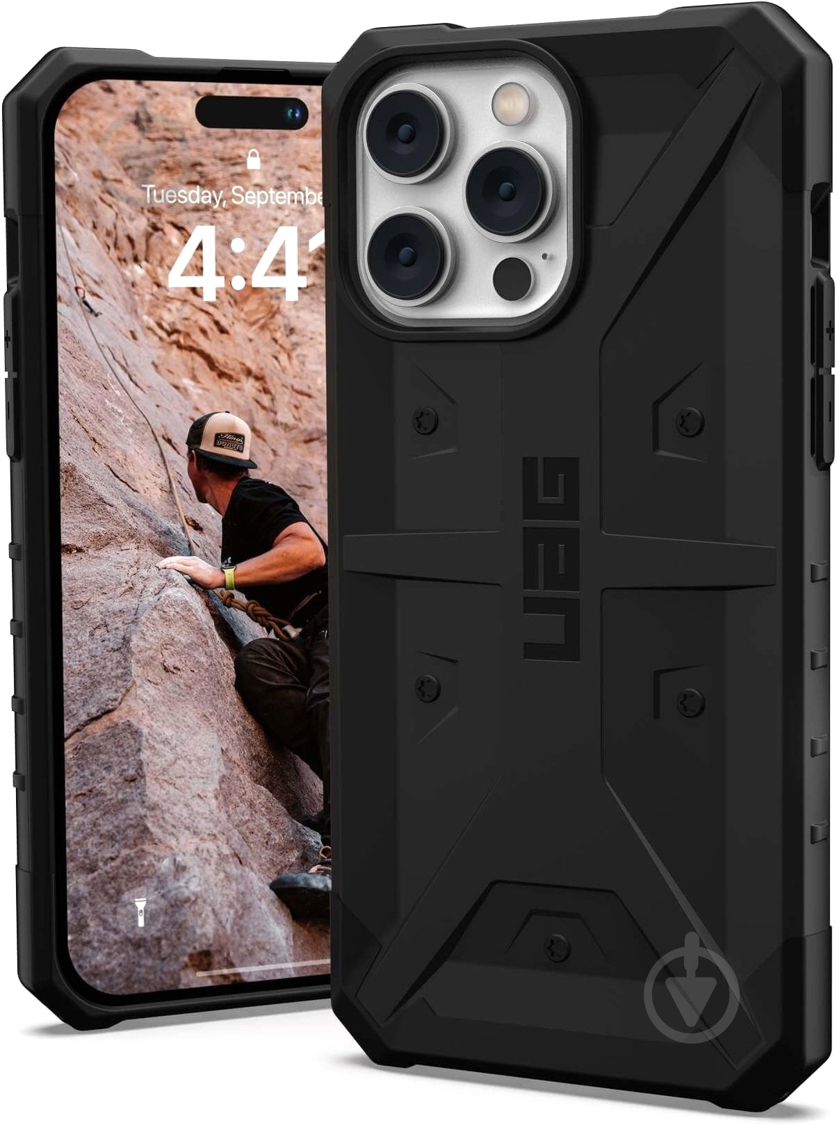 Чехол UAG Pathfinder для Apple iPhone 14 Pro Max black (114063114040) - фото 3 Чехол UAG Pathfinder для Apple iPhone 14 Pro Max black (114063114040) - фото 3