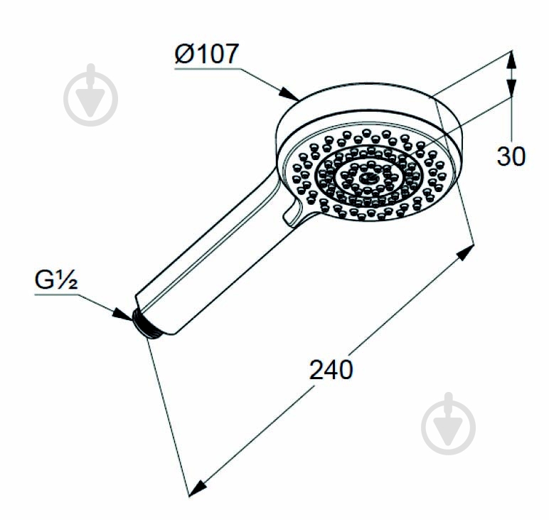 Ручной душ Kludi DIVE sDIVE 3S - фото 2 Ручной душ Kludi DIVE sDIVE 3S - фото 2