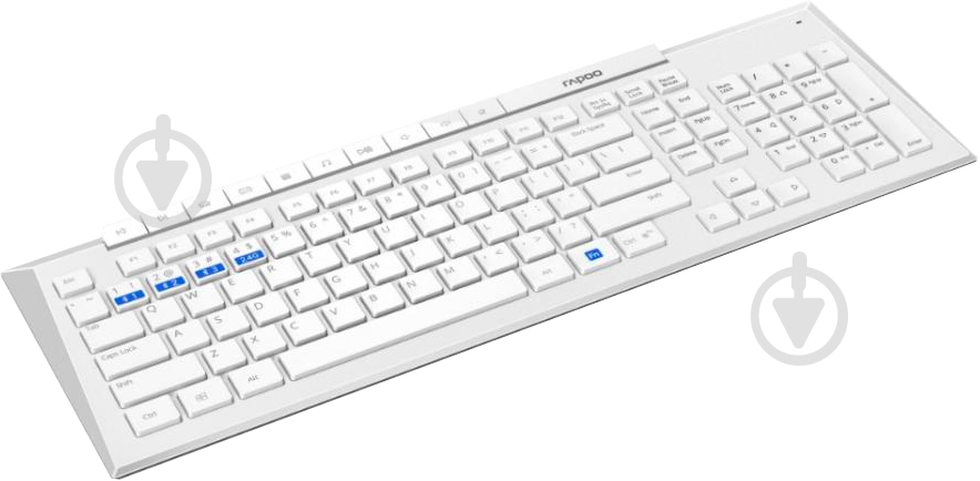 Комплект бездротовий RAPOO 8200М Wireless White - фото 3