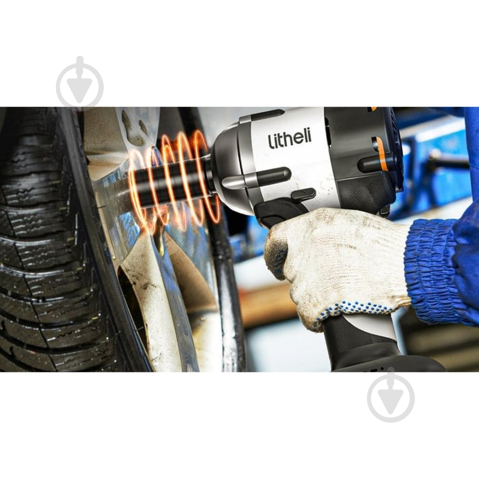 Гайковерт акумуляторний Litheli 450 Нм U20BS00-0U120 - фото 9 Гайковерт акумуляторний Litheli 450 Нм U20BS00-0U120 - фото 9
