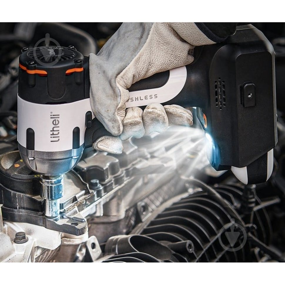 Гайковерт акумуляторний Litheli 450 Нм U20BS00-0U120 - фото 10 Гайковерт акумуляторний Litheli 450 Нм U20BS00-0U120 - фото 10