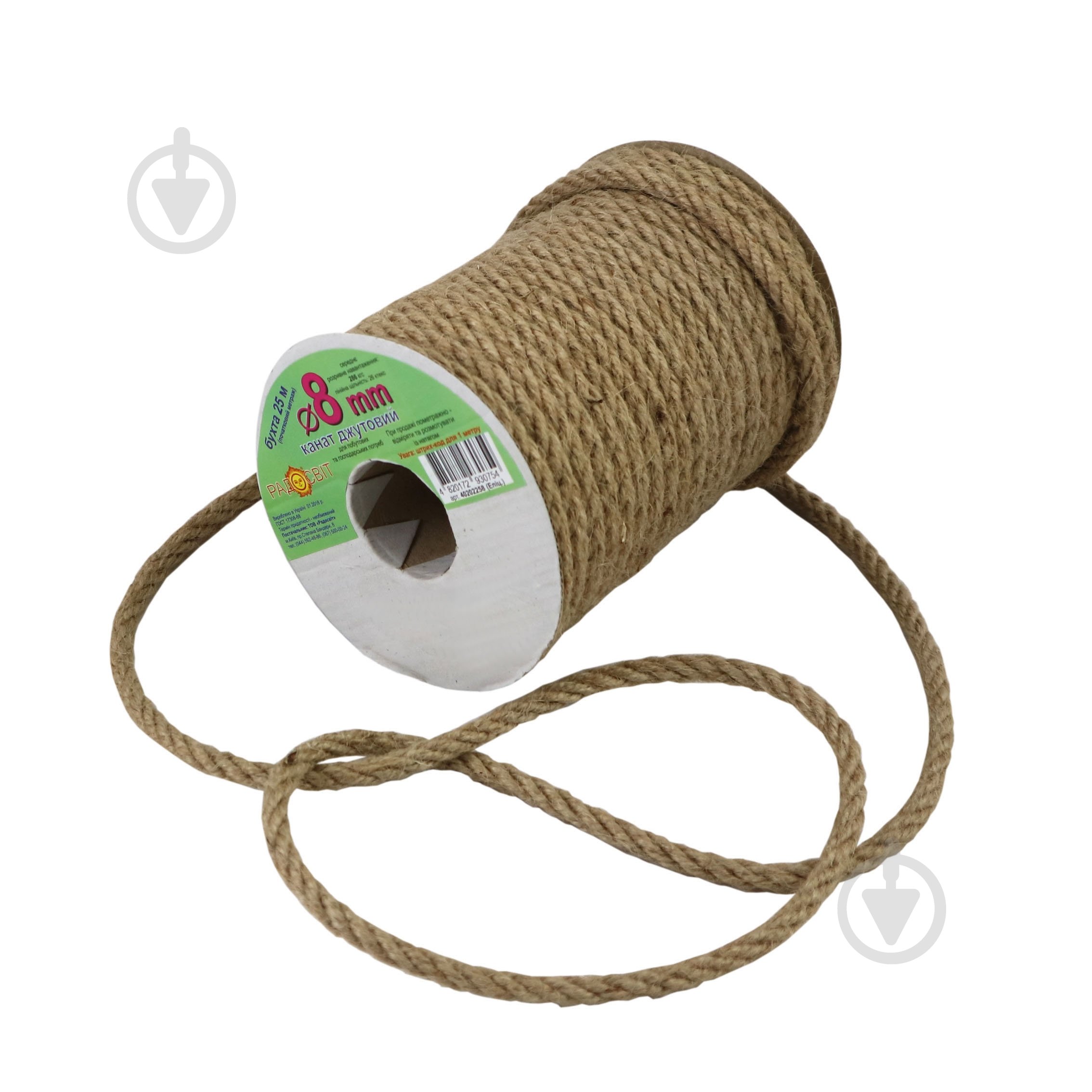Канат Радосвіт джутовый 8 мм - фото 2