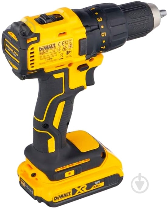 Шуруповерт аккумуляторный DeWalt DCD777D2T - фото 2 Шуруповерт аккумуляторный DeWalt DCD777D2T - фото 2