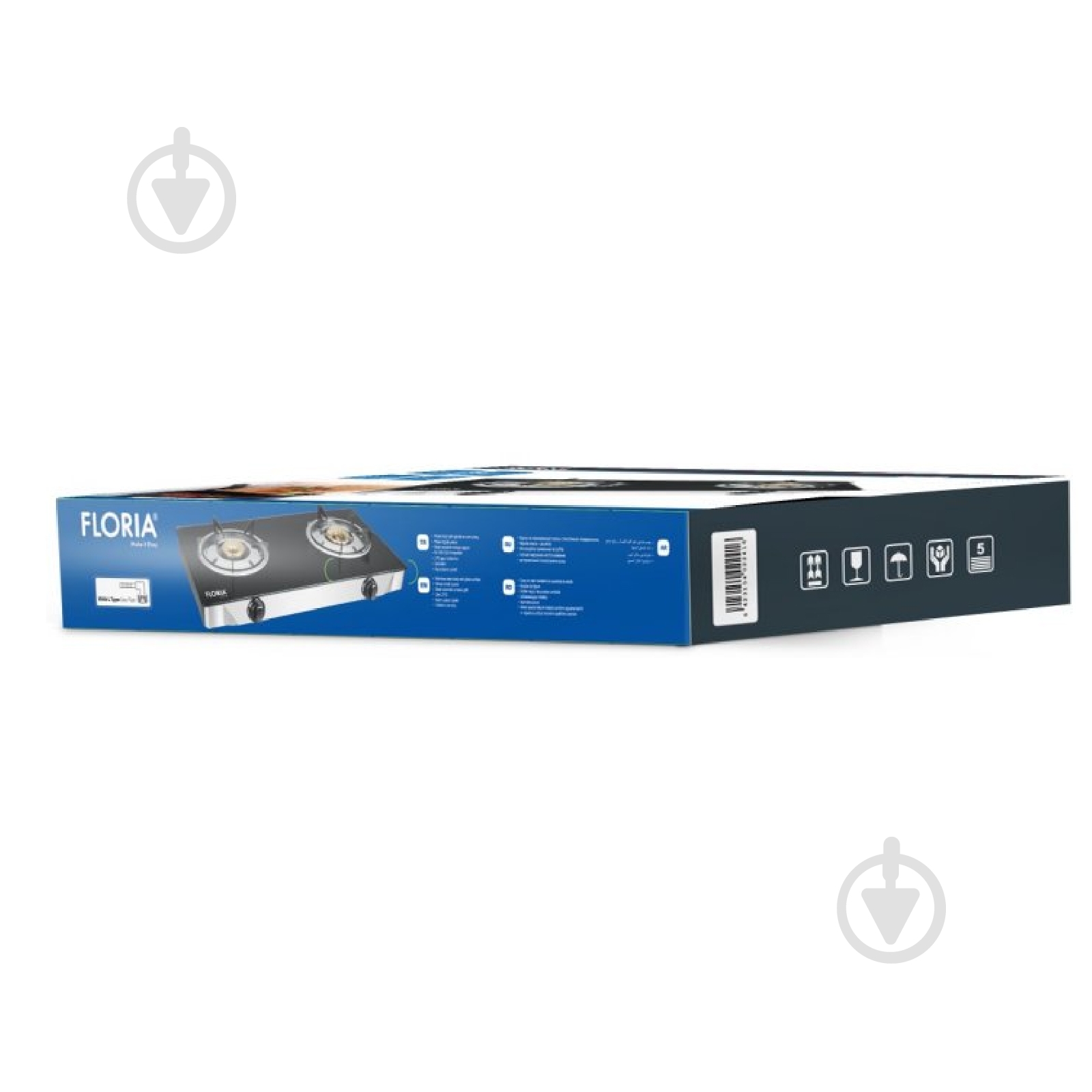 Плита газовая настольная Floria ZLN2416 2 конфорки - фото 3 Плита газовая настольная Floria ZLN2416 2 конфорки - фото 3