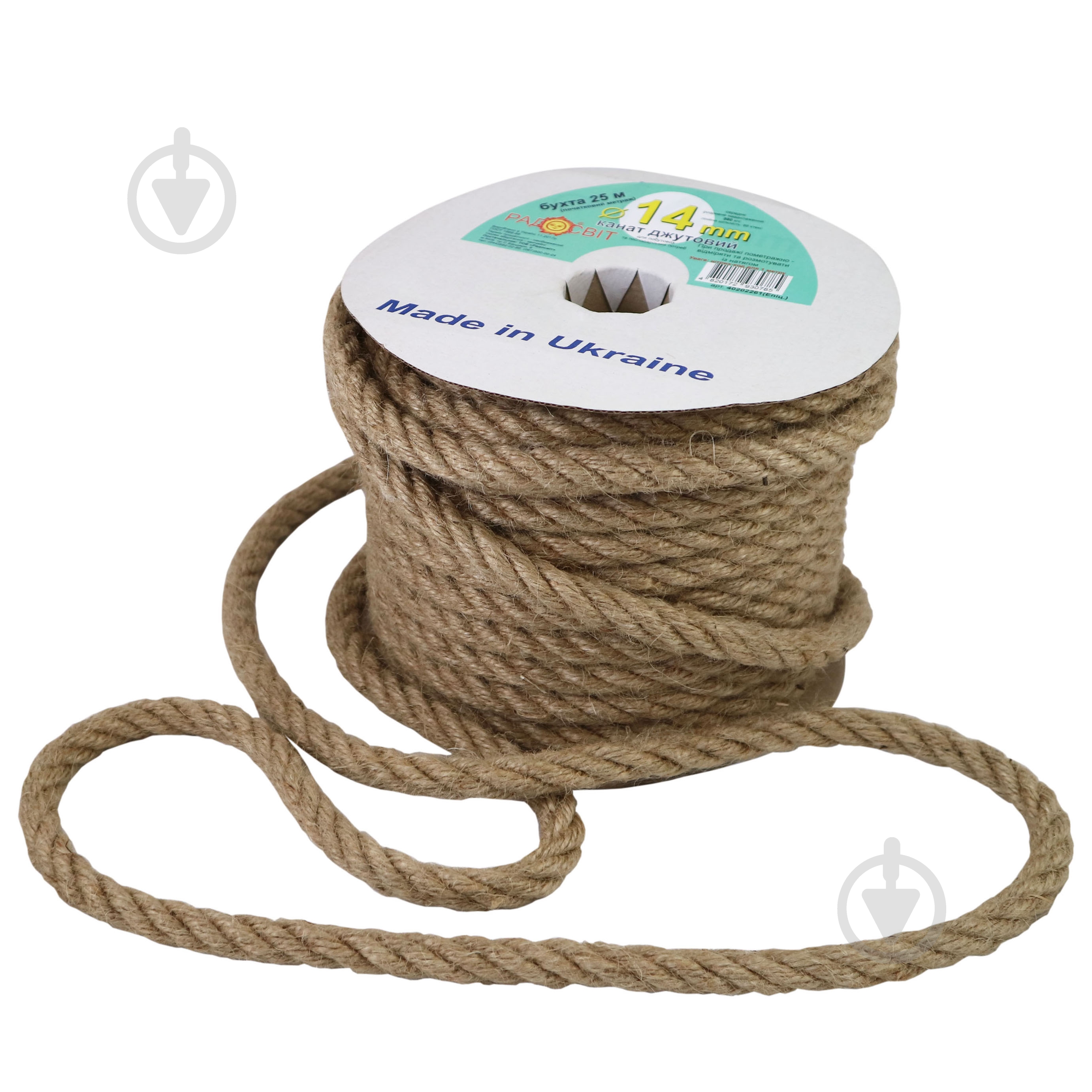 Канат Радосвіт джутовый 14 мм - фото 1