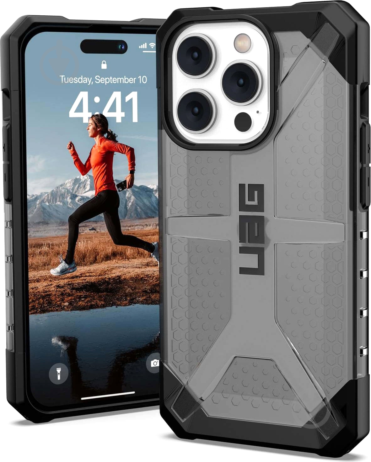 Чехол UAG Plasma для Apple iPhone 14 Pro ash (114066113131) - фото 3 Чехол UAG Plasma для Apple iPhone 14 Pro ash (114066113131) - фото 3