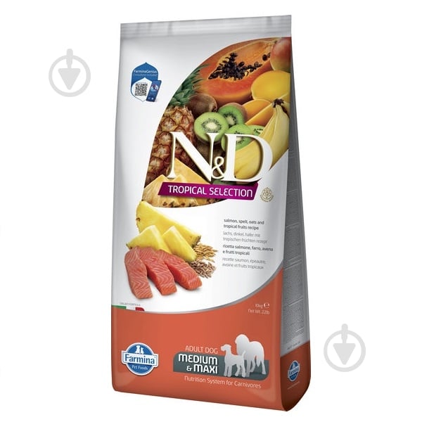 ᐉ Корм сухой низкозерновой Farmina N&D TROPICAL SELECTION с