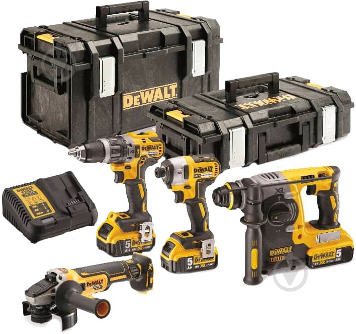 Набір акумуляторного інструменту DeWalt DCK422P3 - фото 1