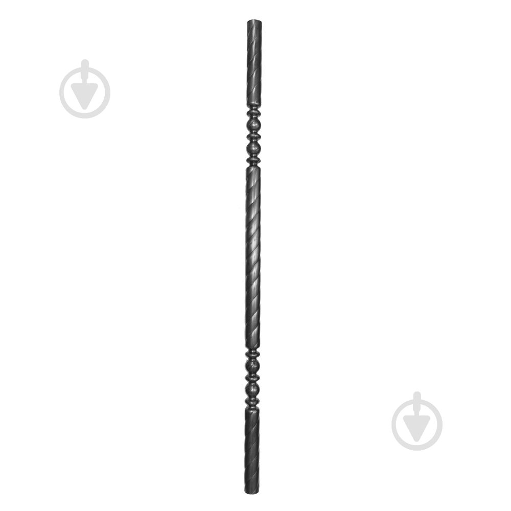 Стойка кованная 23.107.01 из витой трубы 1000х32х1,5 мм - фото 1