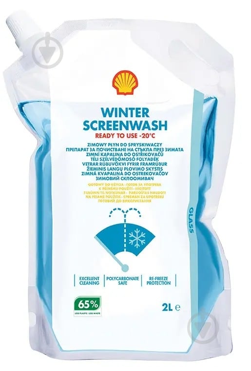 Омивач скла SHELL Screenwash зима -20 °С 2 л - фото 1