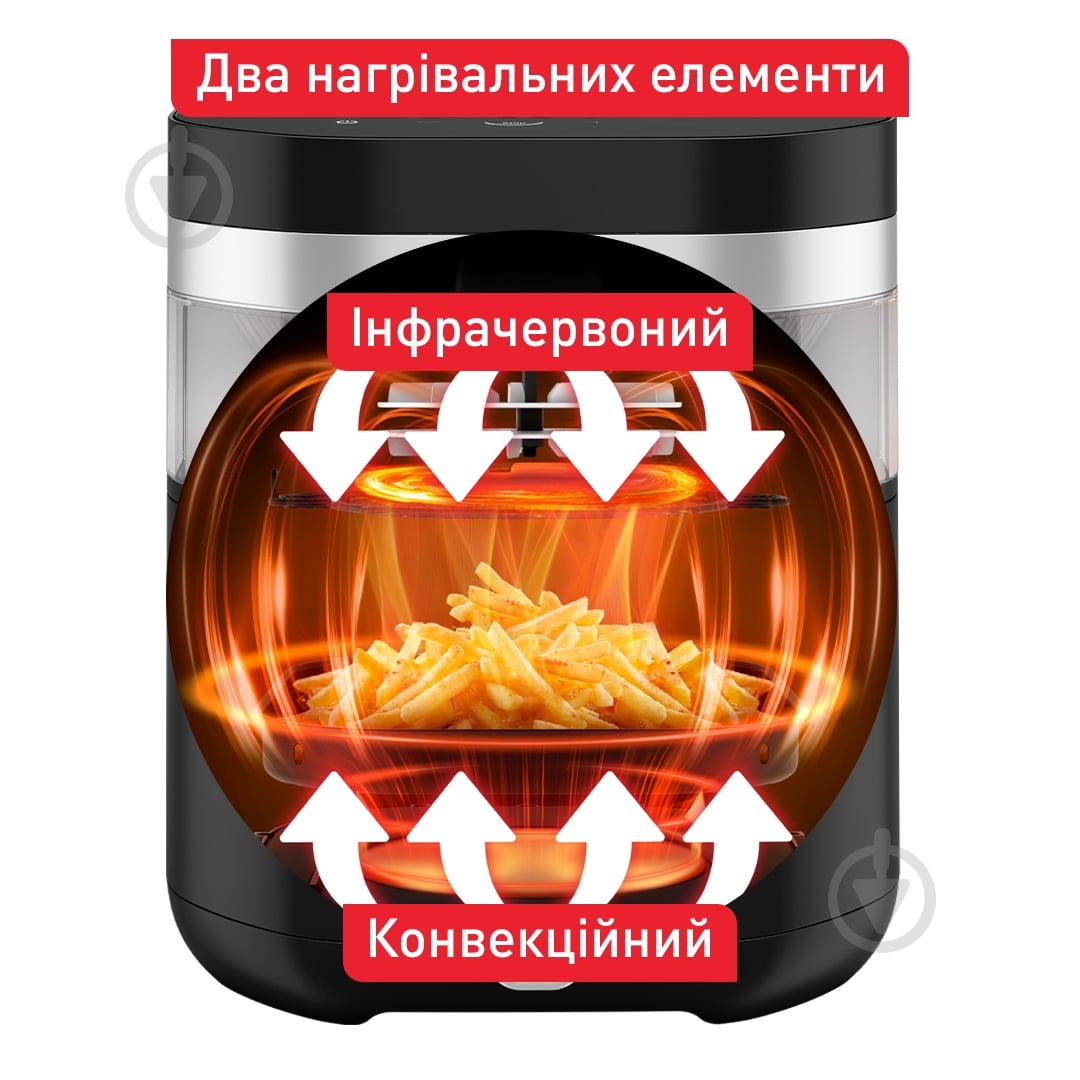 ВИТРИНА! Мультипечь Tefal Easy Fry Infrared EY8328E0 - фото 9 ВИТРИНА! Мультипечь Tefal Easy Fry Infrared EY8328E0 - фото 9