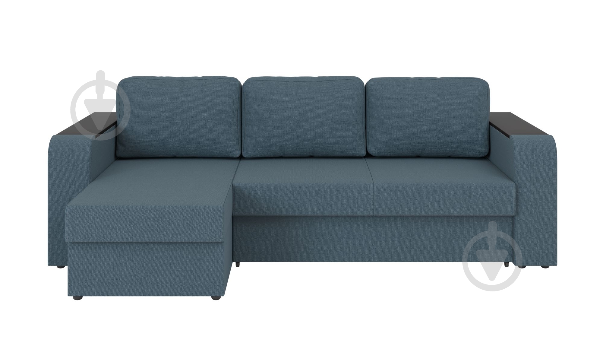 Диван угловой SOFYNO Мадрид левый синий 2410x1550x750 мм - фото 2