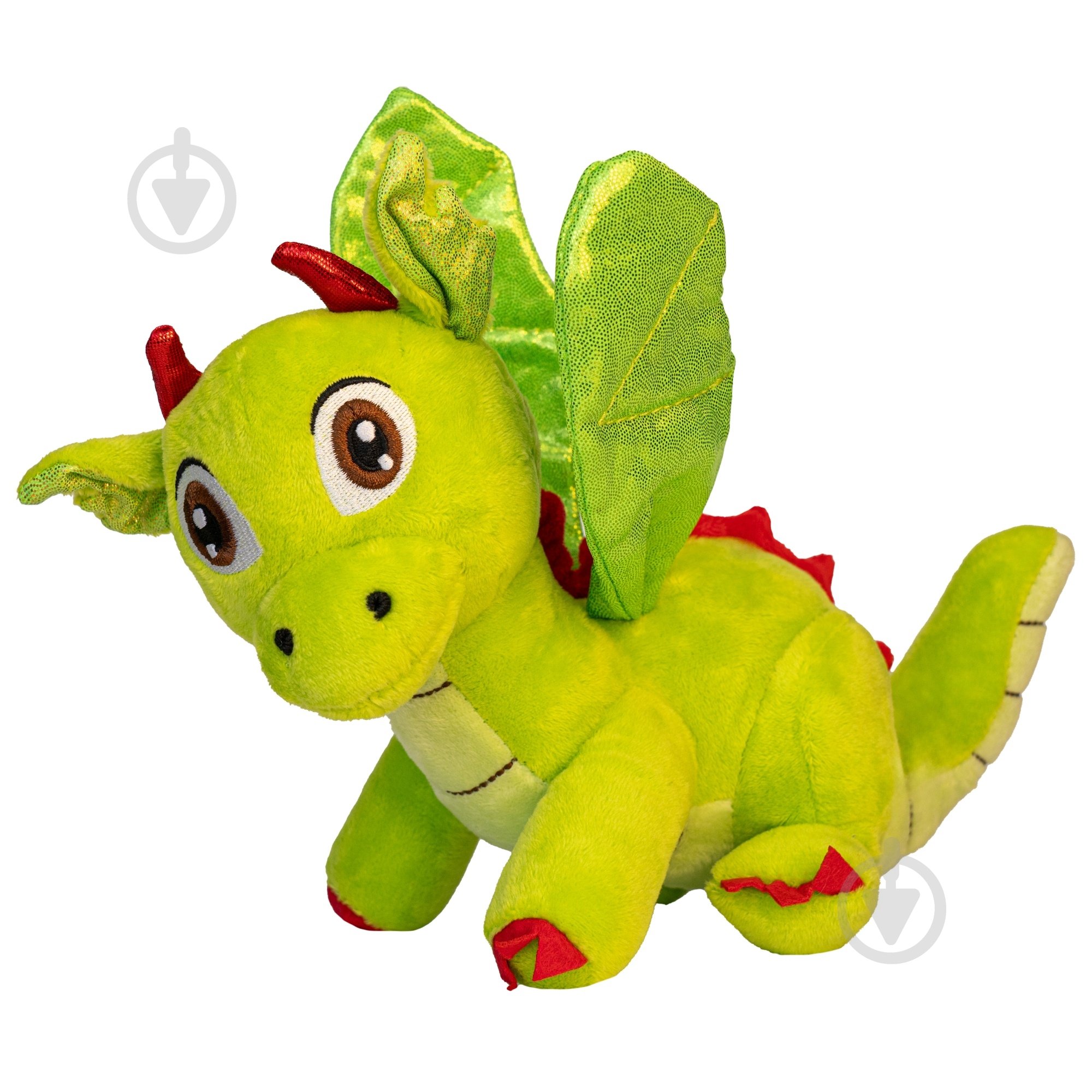 Игрушка Devilon Дракончик 20 см midnight green 396381 - фото 1 Игрушка Devilon Дракончик 20 см midnight green 396381 - фото 1