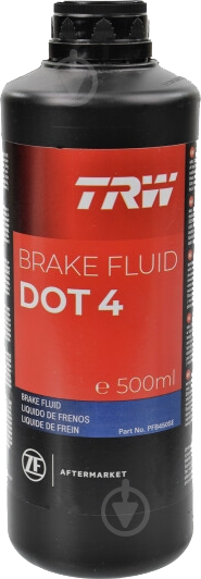 Тормозная жидкость TRW DOT-4 0,5 л (PFB450SE) - фото 1 Тормозная жидкость TRW DOT-4 0,5 л (PFB450SE) - фото 1