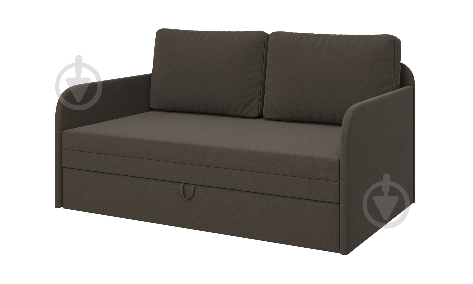 Диван прямой SOFYNO Поло коричневый 1584x977x737 мм - фото 1