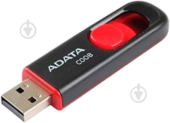 Флеш-память USB ADATA C008 64 ГБ USB 2.0 black (AC008-64G-RKD) - фото 3