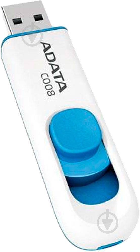 Флеш-память USB ADATA C008 64 ГБ USB 2.0 white (AC008-64G-RWE) - фото 3