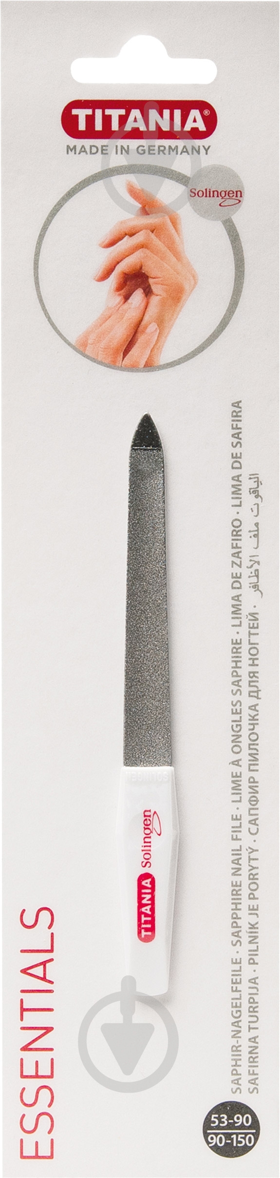 Пилочка для ногтей TITANIA 1049/5 - фото 1 Пилочка для ногтей TITANIA 1049/5 - фото 1