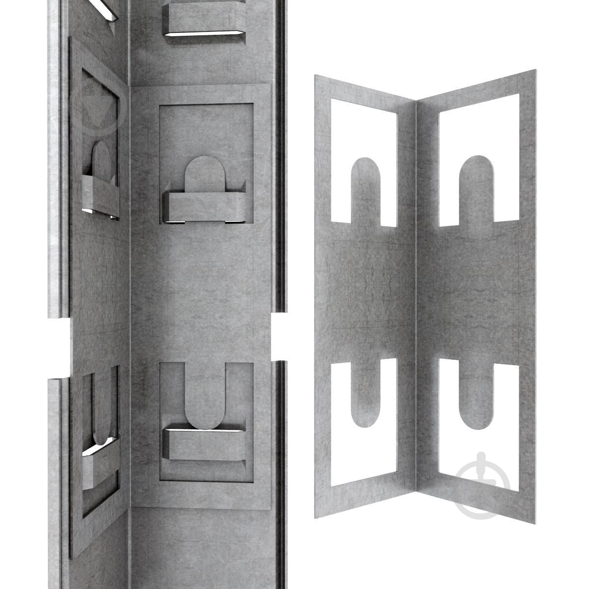 Стеллаж 2000x1000x500 мм Меткас Бюджет серый ДСП полки 5 шт. цинкованный - фото 9