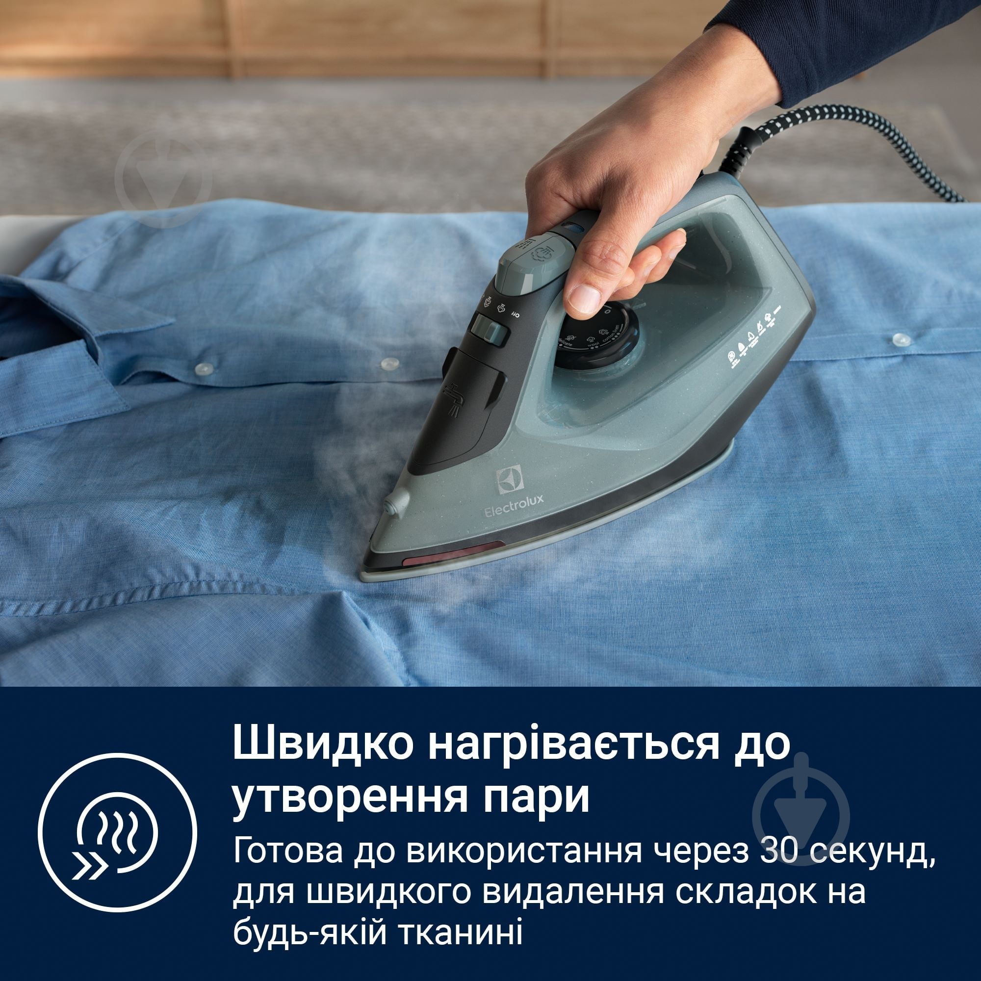 ВІТРИНА! Праска Electrolux Easyline Iron E5SI2-6OG (910003900) Ocean Green - фото 4 ВІТРИНА! Праска Electrolux Easyline Iron E5SI2-6OG (910003900) Ocean Green - фото 4