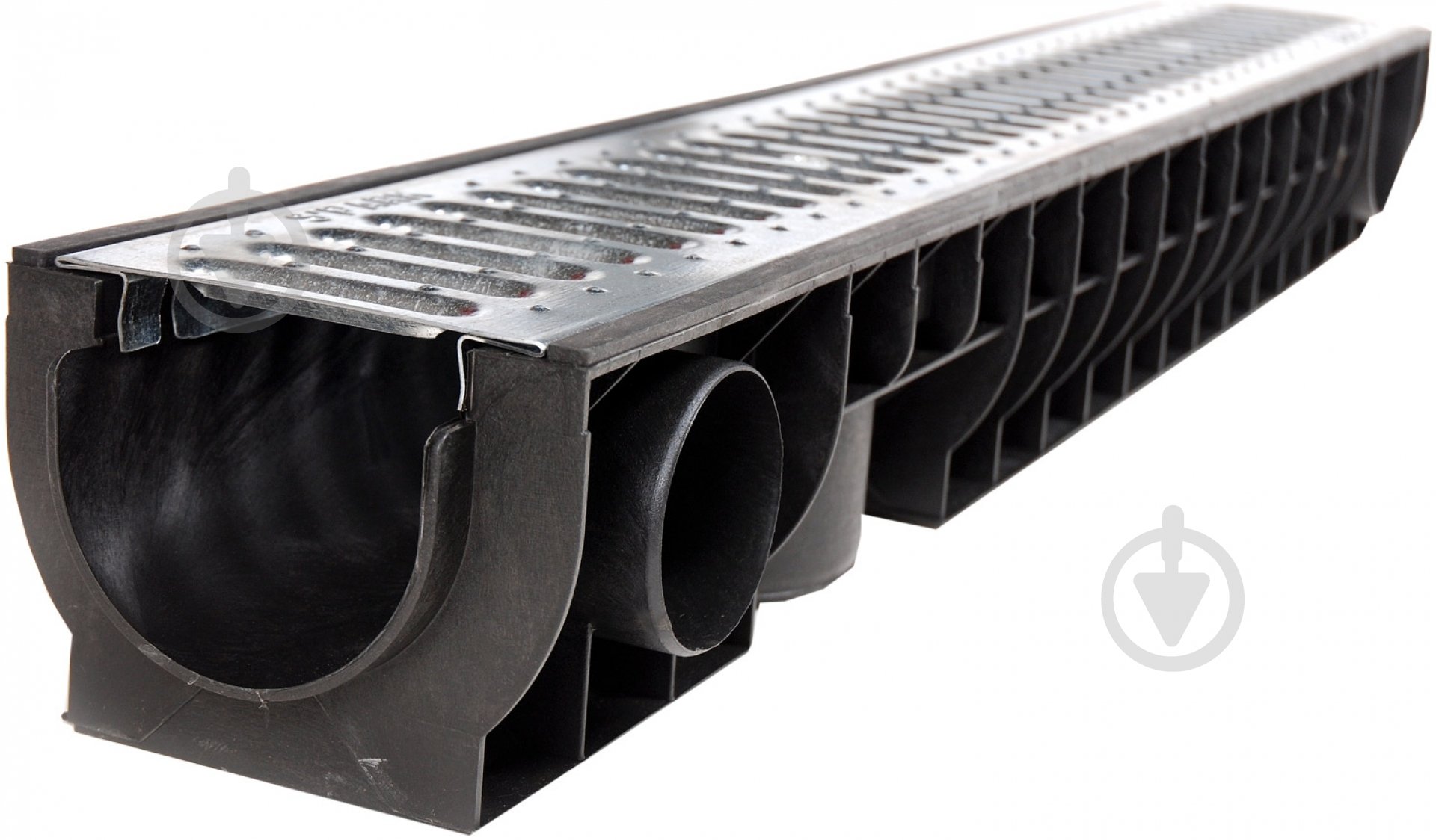 Жолоб пластиковий S'PARK зі сталевою решіткою ЛВ-10.16.12-ПП - фото 2 Жолоб пластиковий S'PARK зі сталевою решіткою ЛВ-10.16.12-ПП - фото 2
