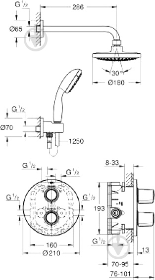Душевая система Grohe Precision Trend 34611000 - фото 9
