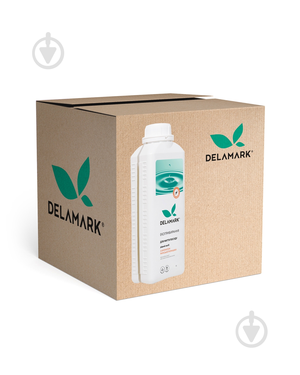 Засіб для ручного миття посуду DeLaMark Римська ромашка 8 шт. 1 л - фото 1