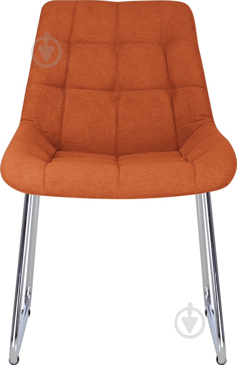 Стілець обідній Nowy Styl NICOLE CFS CHROME (BOX-1) SQR SORO-51 помаранчевий / хром - фото 2