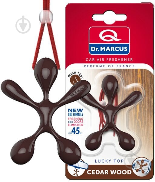 Ароматизатор підвісний Dr. Marcus LUCKY TOP Кедрове дерево - фото 1