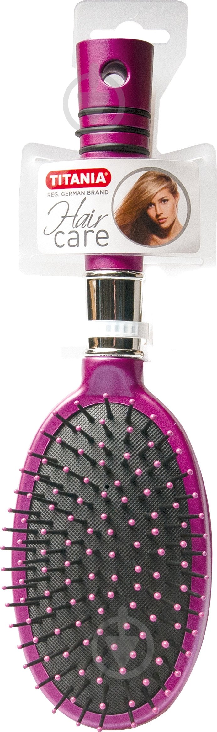 Щетка для волос TITANIA 1752 розовый - фото 1