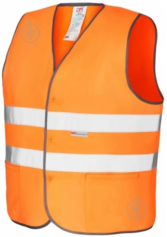 Жилет сигнальний Vulkan р. L 871951 помаранчевий - фото 1 Жилет сигнальний Vulkan р. L 871951 помаранчевий - фото 1