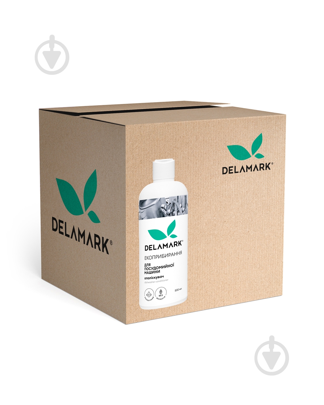 Ополіскувач для посудомийних машин DeLaMark 8 шт. 0,5 л - фото 1