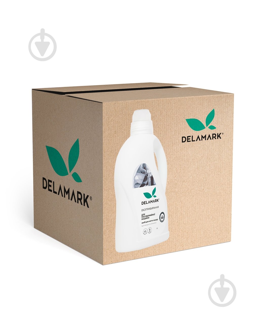 Средство экологическое для посудомоечных машин DeLaMark 4 шт. 2 л - фото 1