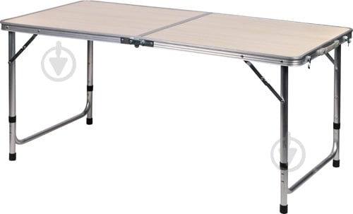 Стол раскладной 120х60 см PN00104-1 бежево-коричневый - фото 1