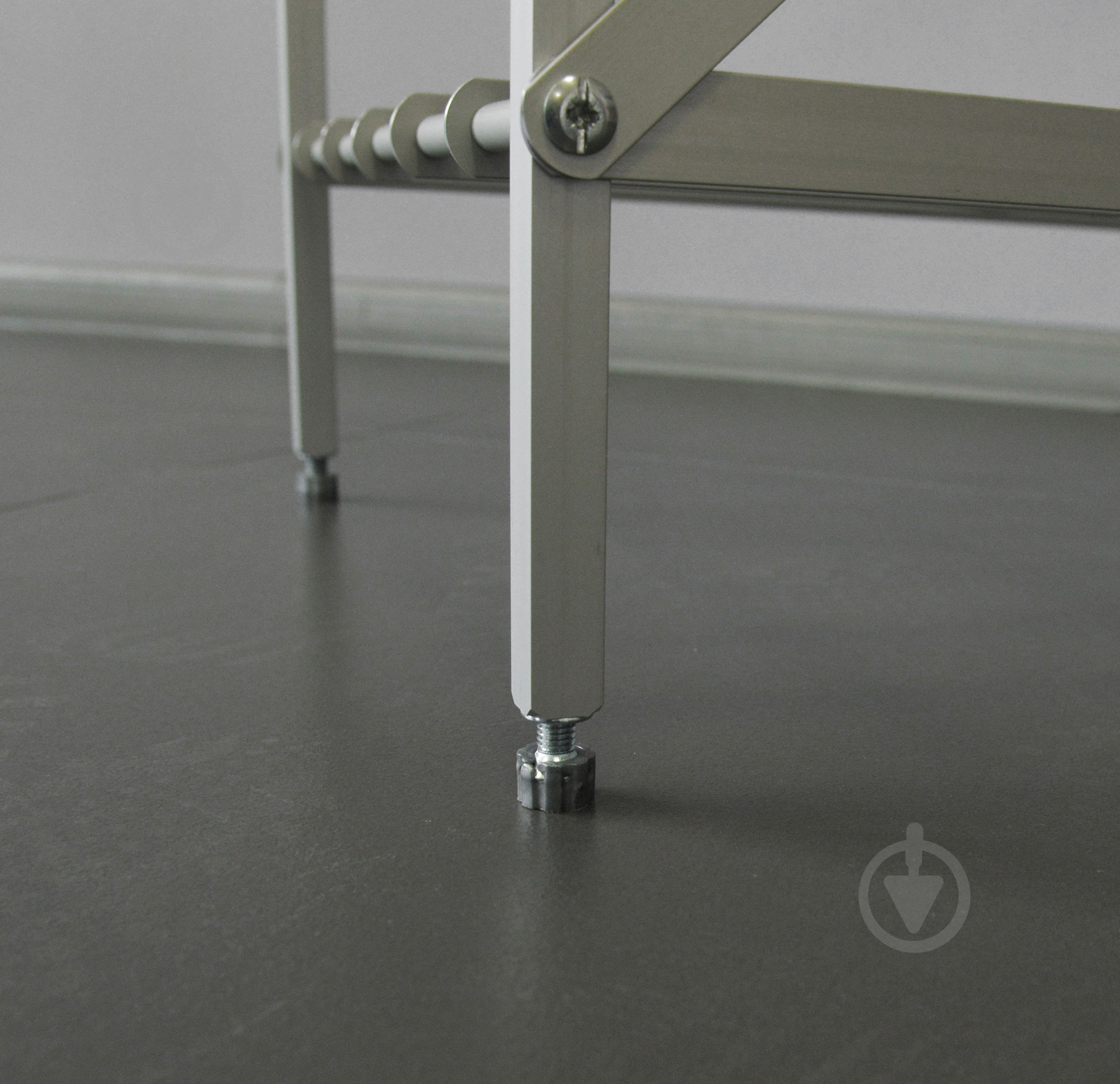 Стеллаж 1765x420x384 мм Aluint серый металл полки 5 шт. крашенный - фото 3