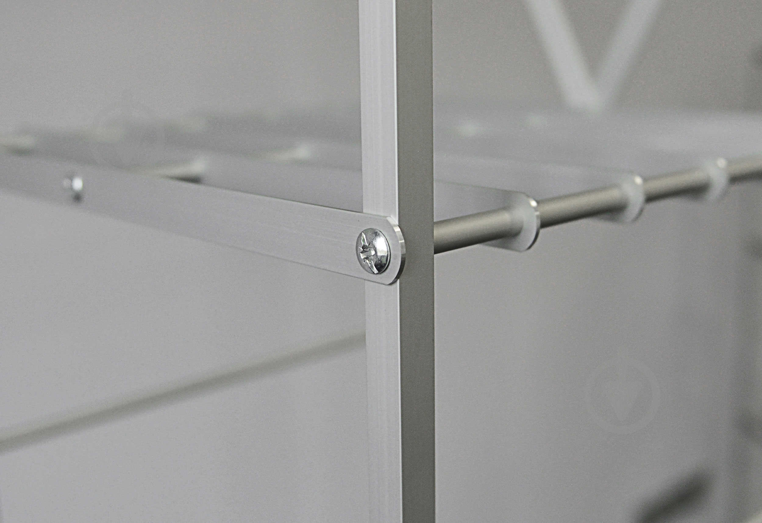 Стеллаж 1765x820x384 мм Aluint серый металл полки 5 шт. крашенный - фото 7 Стеллаж 1765x820x384 мм Aluint серый металл полки 5 шт. крашенный - фото 7