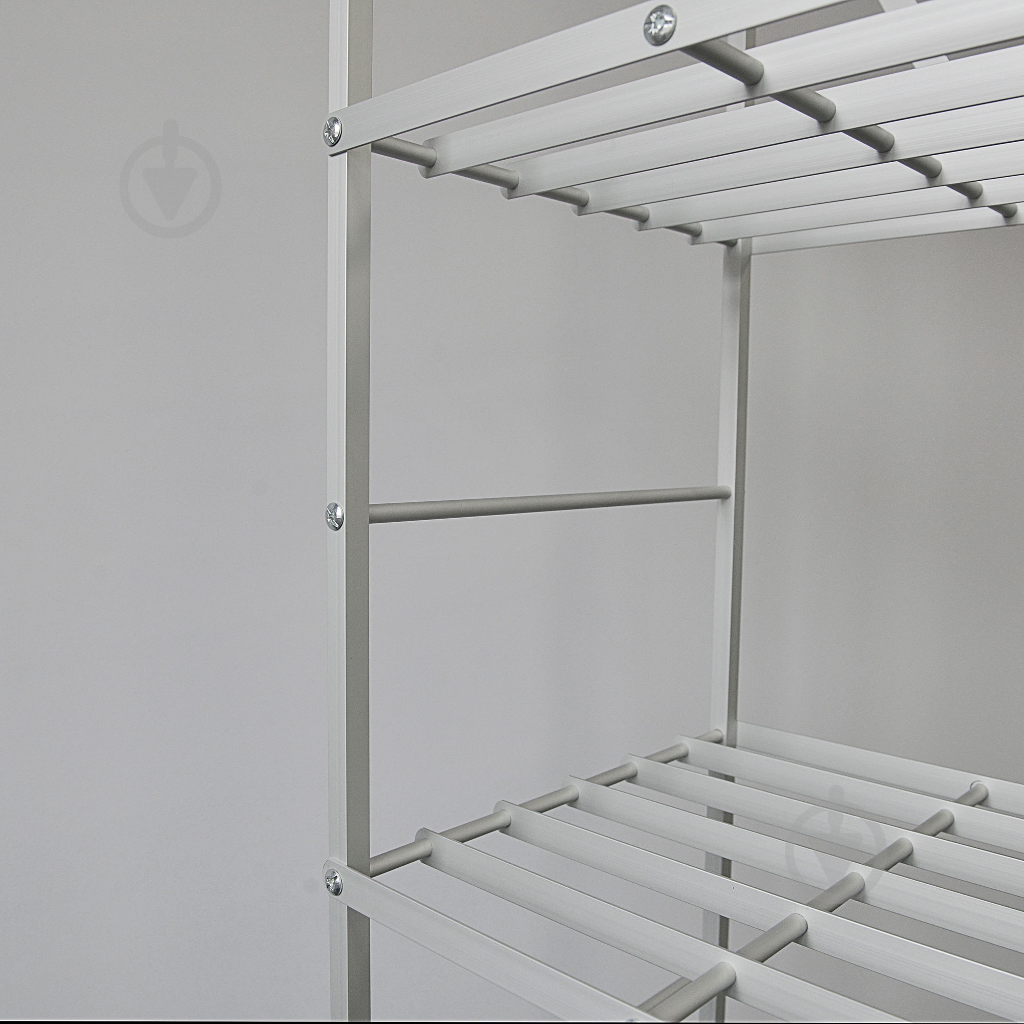 Стеллаж 1765x820x384 мм Aluint серый металл полки 5 шт. крашенный - фото 2 Стеллаж 1765x820x384 мм Aluint серый металл полки 5 шт. крашенный - фото 2