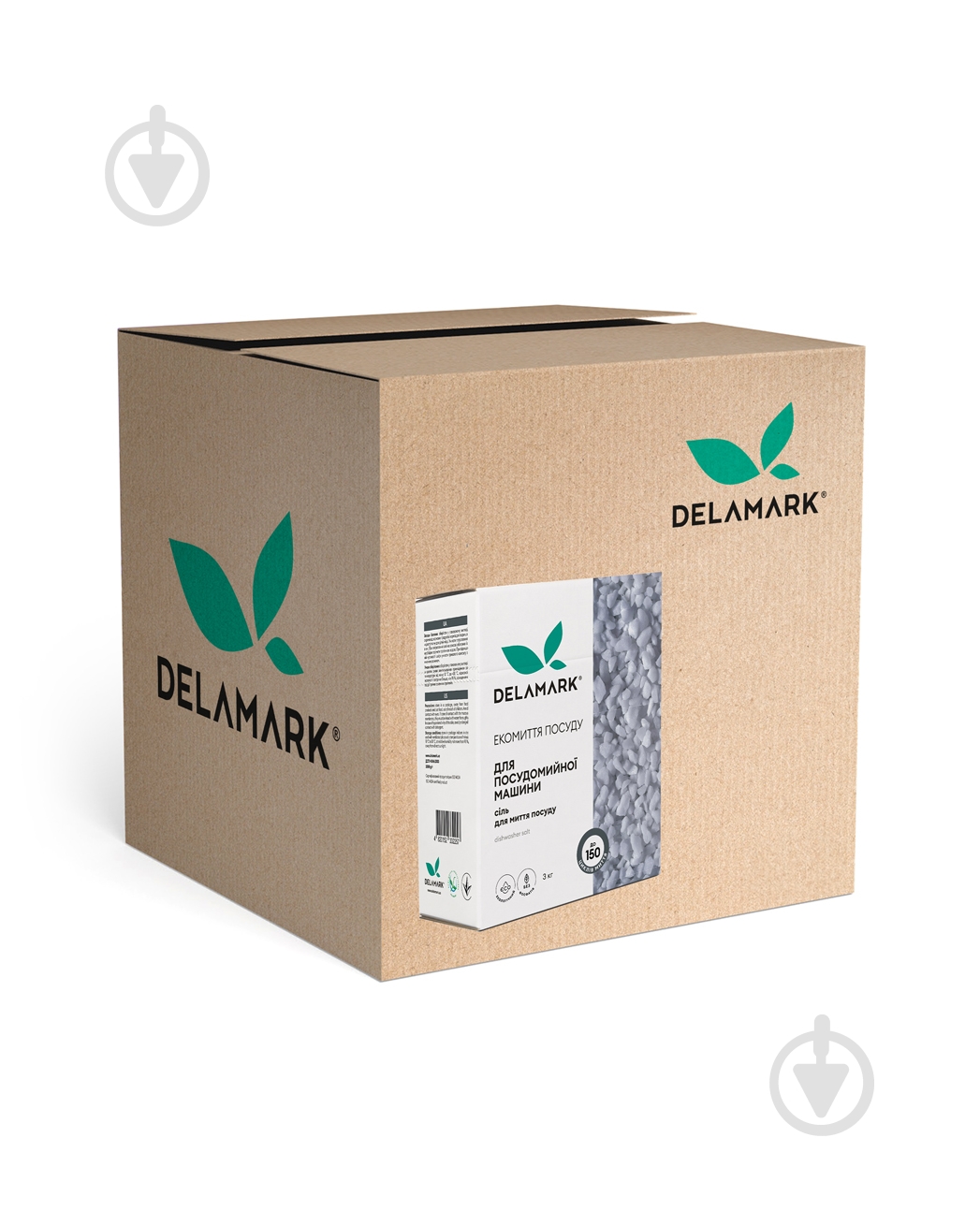 Сіль для посудомийних машин DeLaMark 4 шт. 3 кг - фото 1