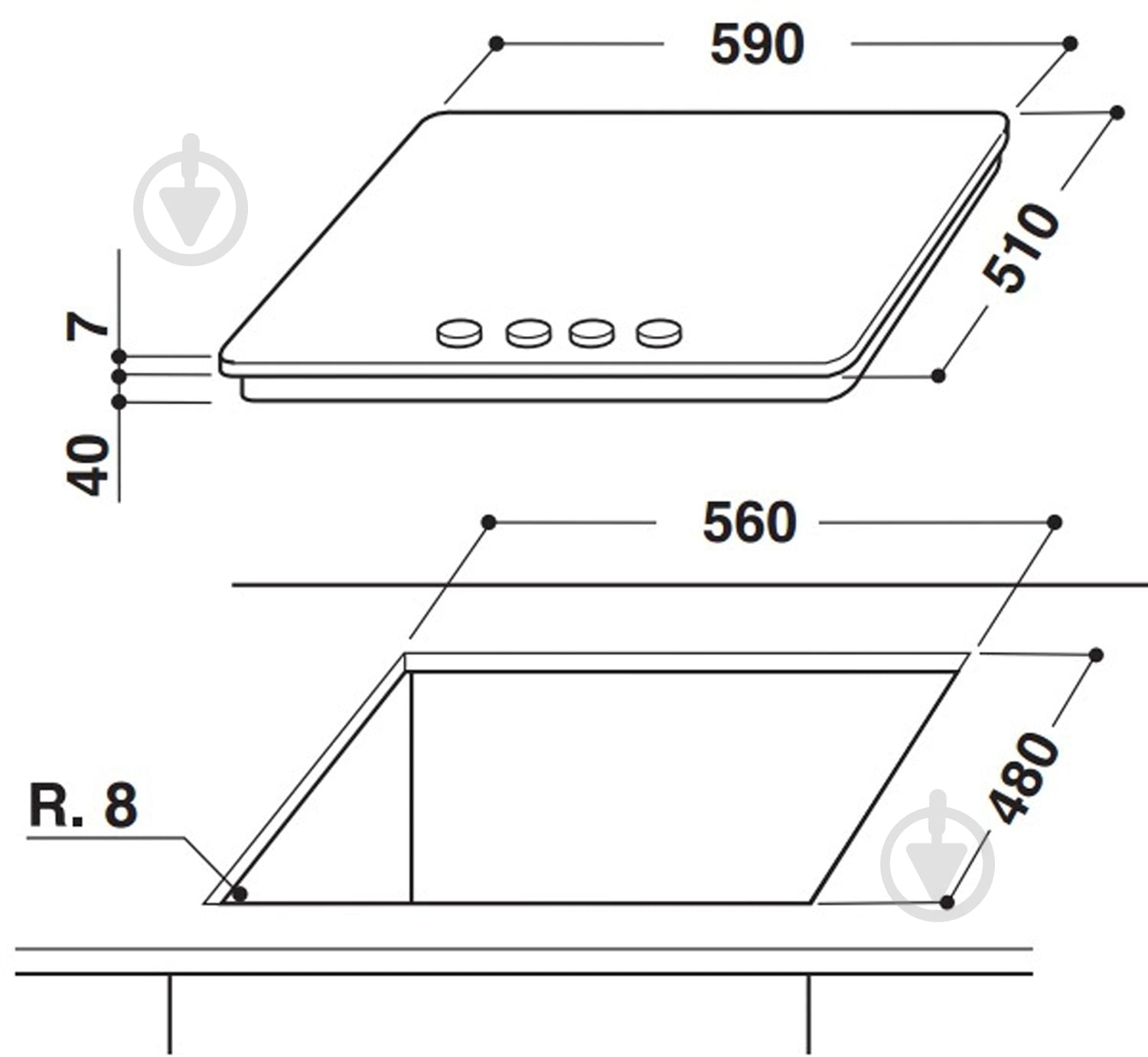 Варочная поверхность газовая Whirlpool GMA 6422/IX - фото 12