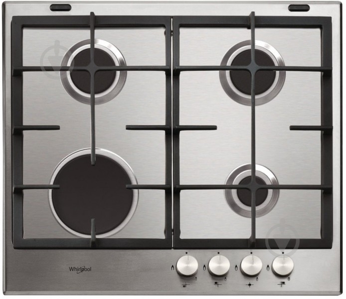 Варильна поверхня газова Whirlpool GMF6412/IX - фото 1 Варильна поверхня газова Whirlpool GMF6412/IX - фото 1