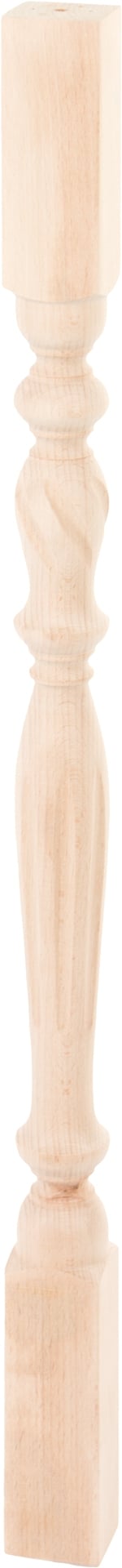 Балясина тип-3 буковая фрезерованная 55x55x900 мм - фото 1