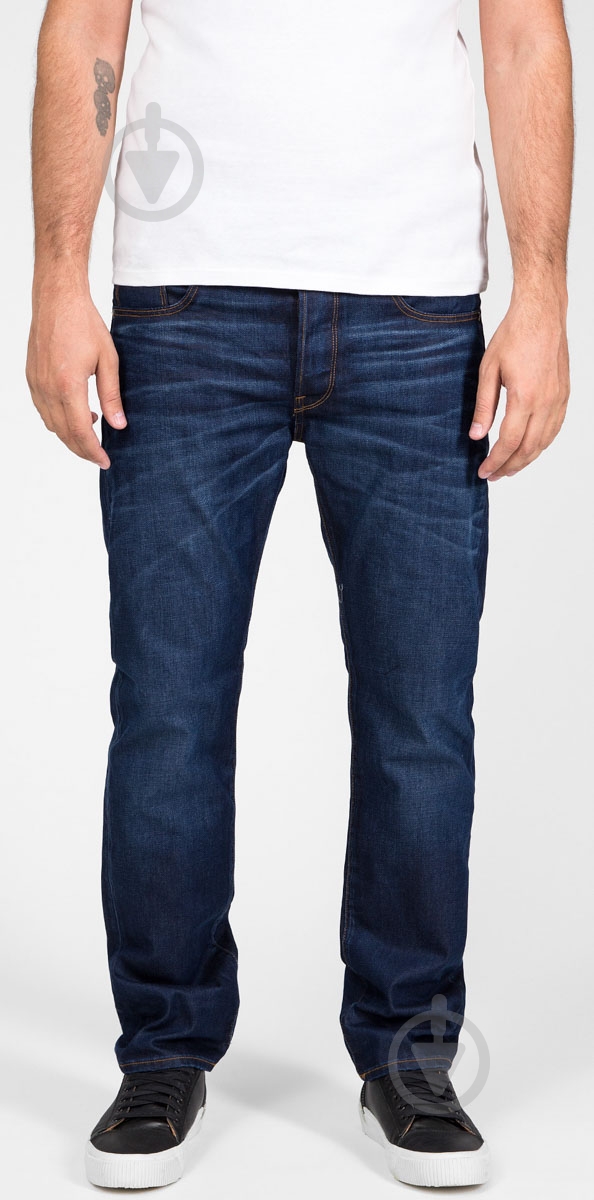 Джинсы G-Star RAW 3301 Straight 51002,4639-89 р. 29-32 синий - фото 1