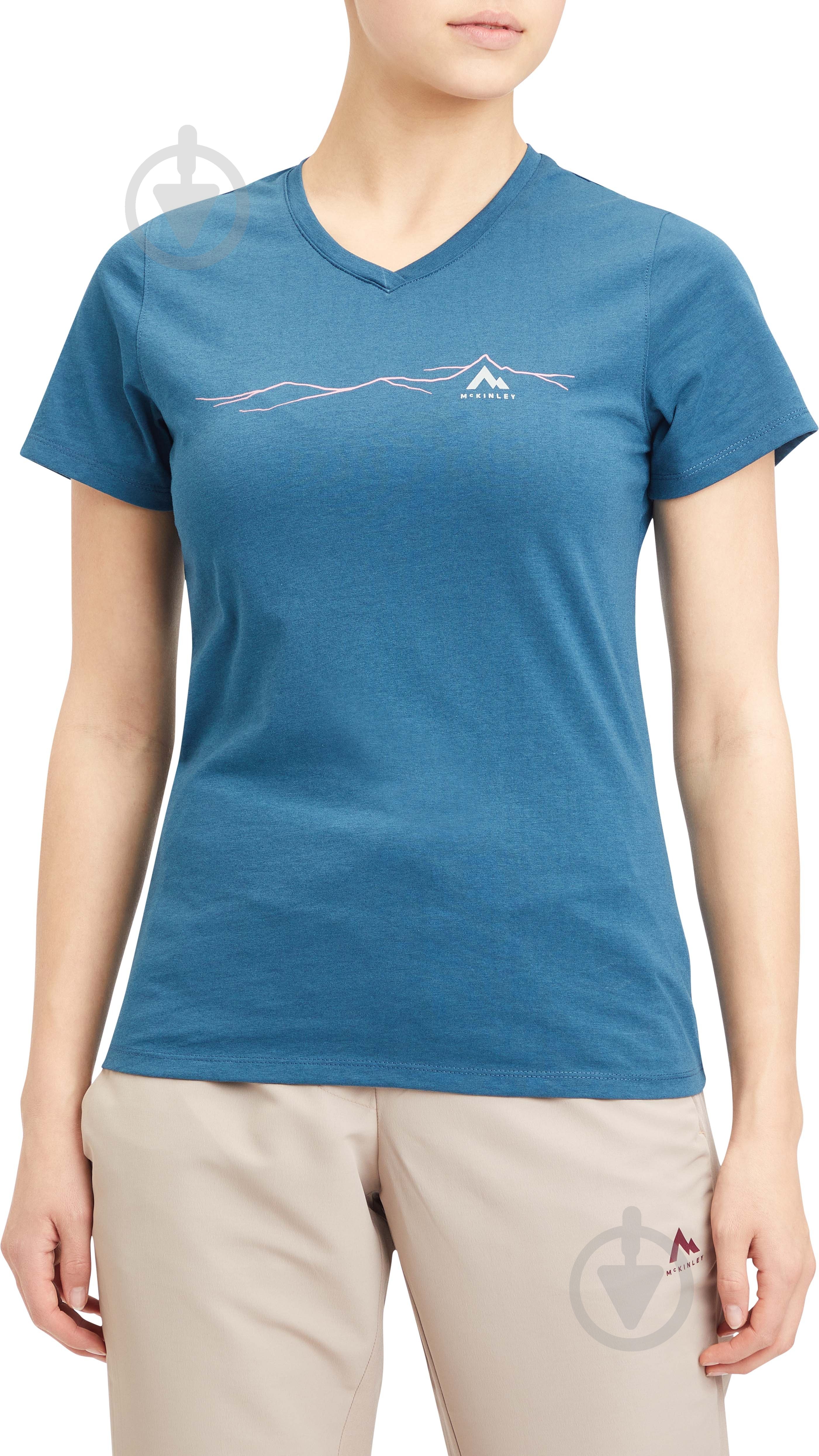 Футболка McKinley Kanno W 417996-906510 р.2XS темно-синий - фото 1