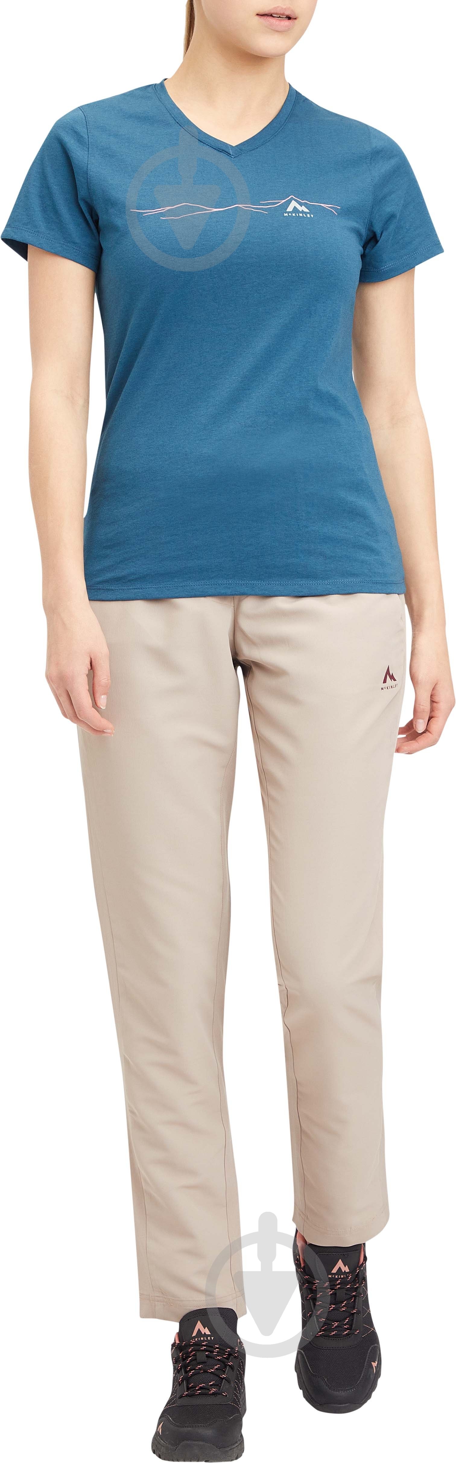 Футболка McKinley Kanno W 417996-906510 р.2XS темно-синий - фото 2