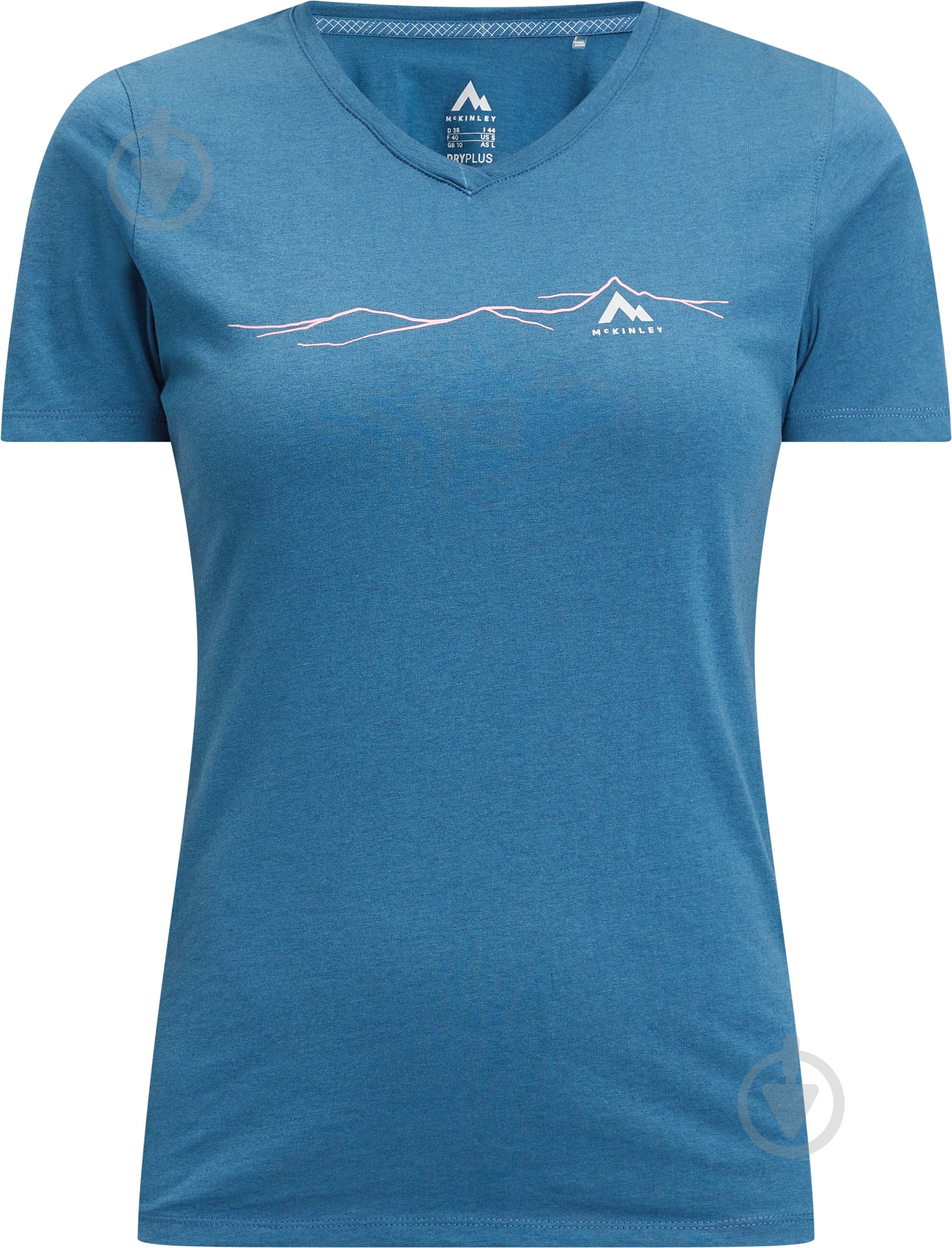 Футболка McKinley Kanno W 417996-906510 р.2XS темно-синий - фото 3