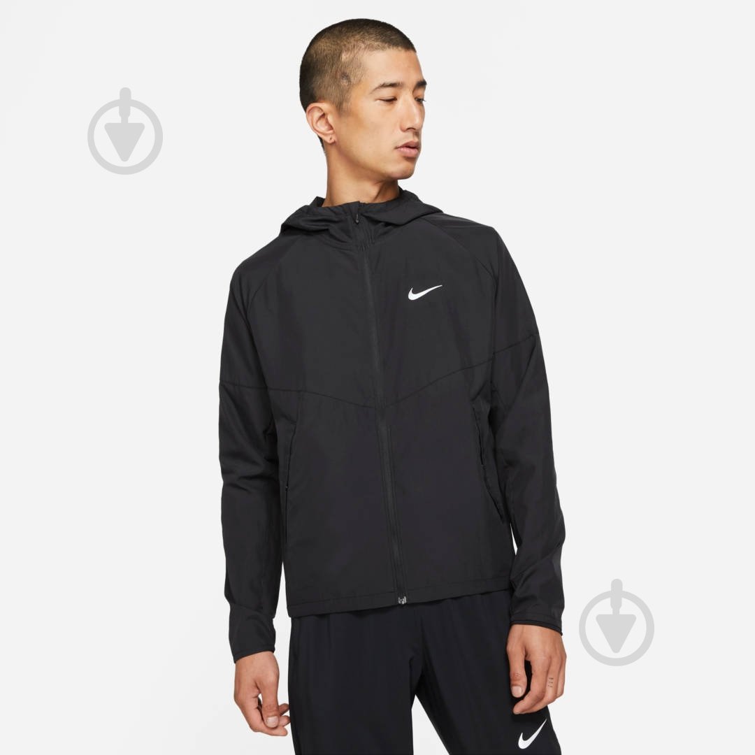 Куртка чоловіча Nike M NK RPL MILER JKT DD4746-010 р.M чорна - фото 1