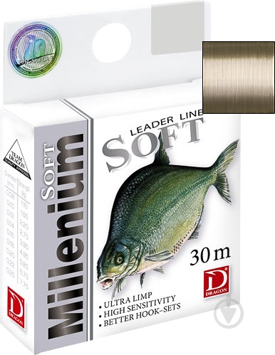 Волосінь Dragon Millenium Soft 30м 0.12мм 2.2кг PDF-33-10-012 - фото 1